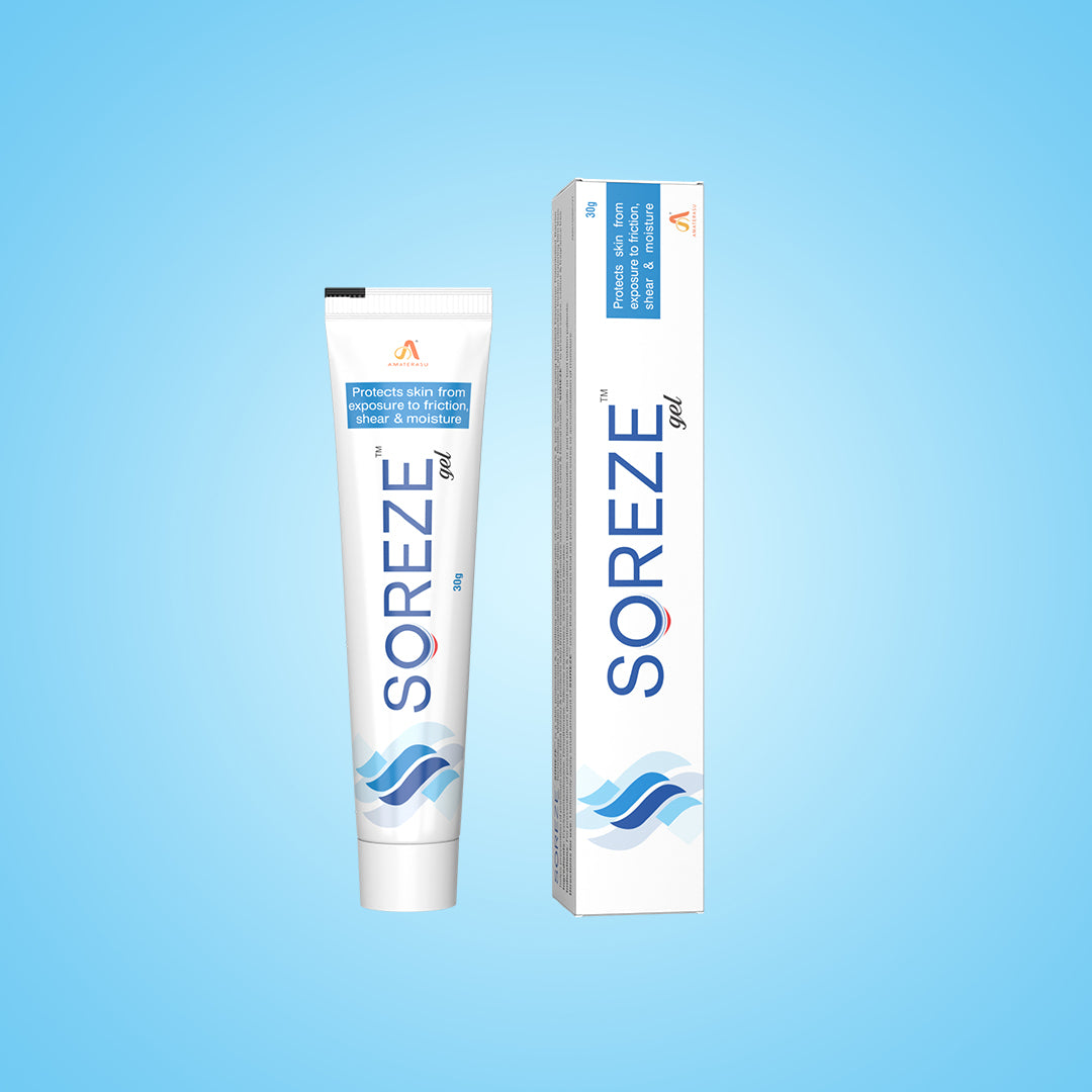 Soreze Bed Sore Prevention Gel | Dermatologically Tested and Clinically Proven Gel to Protect Your Elderly’s Skin From Bed Sores | 30 gm & 50 gm