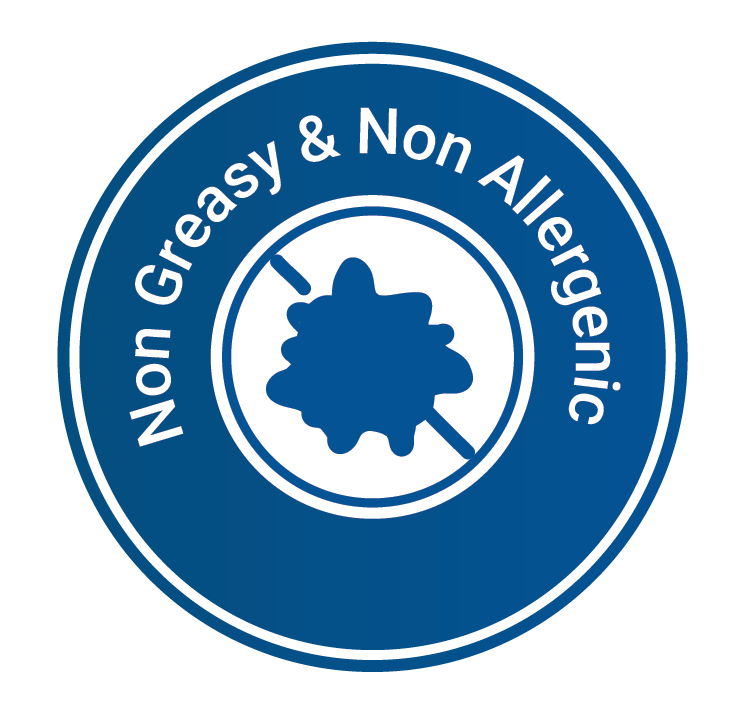 Non Greasy & Non Allergenic