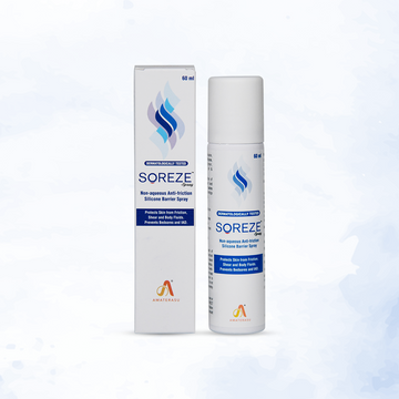 New Improved Soreze Spray, 60 ml, Prevents Bed (Skin) Sores and Diaper Rashes with Ease