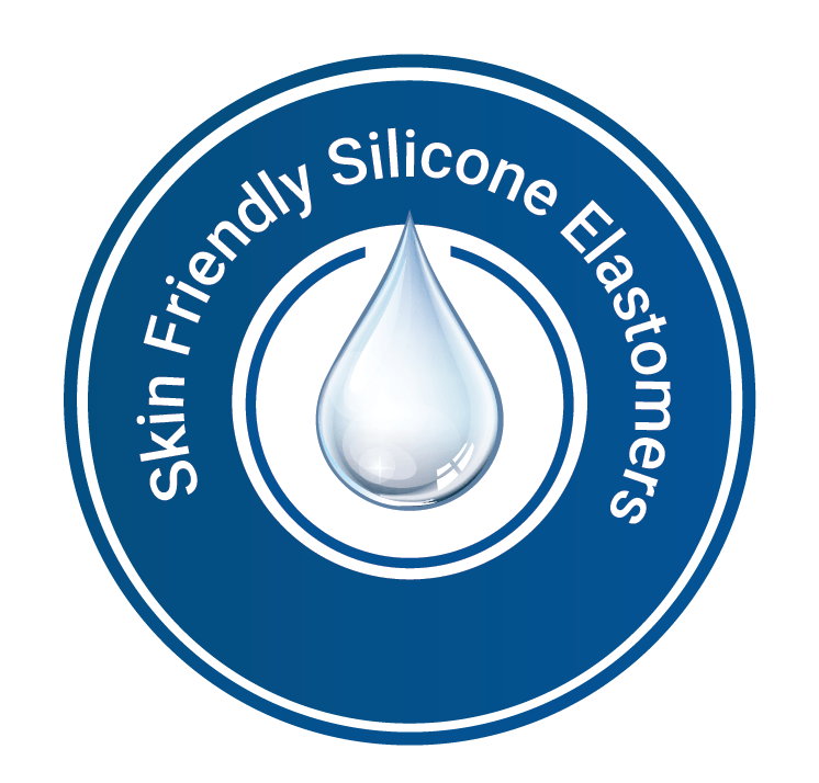 Skin Friendly Silicone Elastomers
