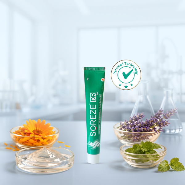 Soreze DR Gel | Anti-Diaper Rash Gel for Treatment and Prevention of Diaper Rashes in Seniors & Babies
